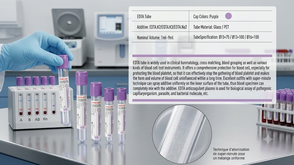 C-Tube EDTA (Hématologie) - Violet
