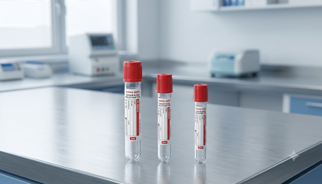C-Tube sec sans gel séparateur rouge PET 4ml